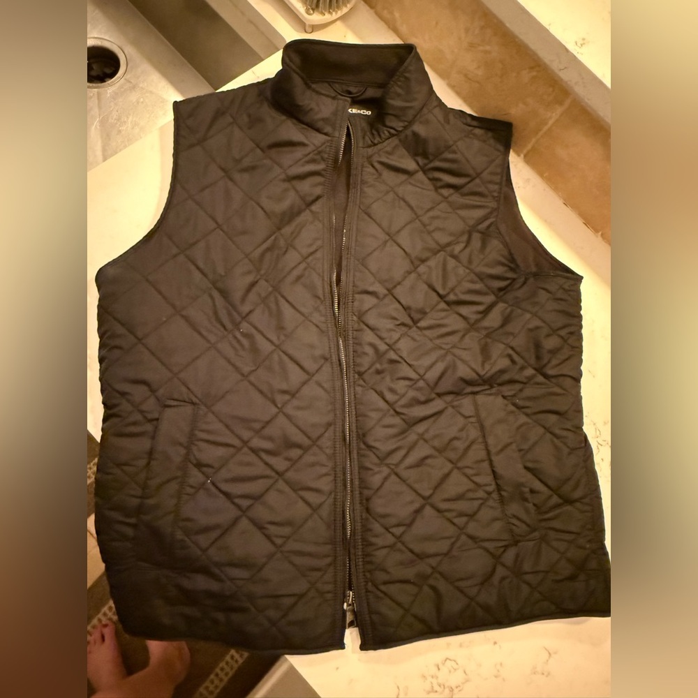 Hawke & Co Men's Dark Quilted Vest